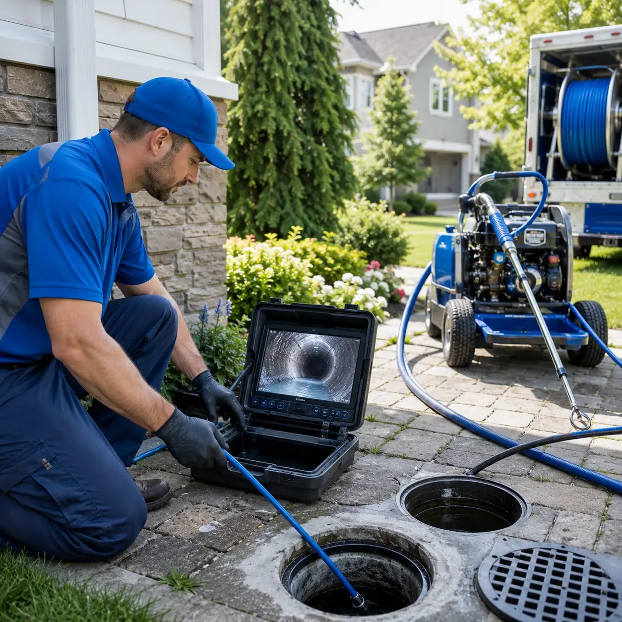 Outdoor drain cleaning professionals serving Mount Olive, IL
